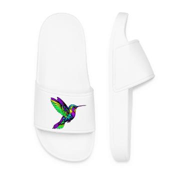 Kolibri - Frauen Badelatschen - Weiß - Vorne
