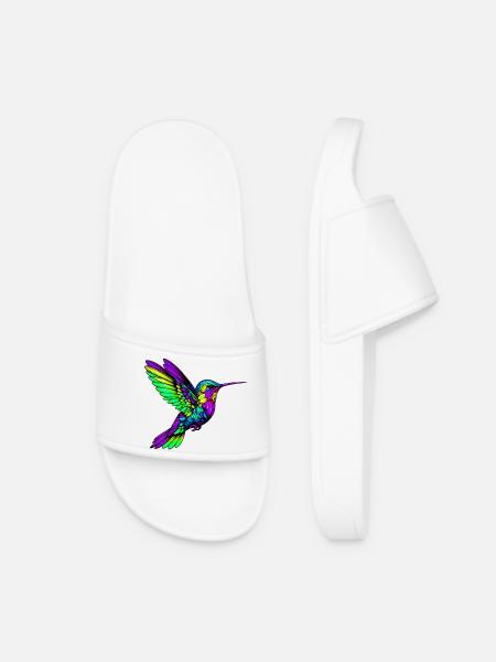 Hummingbird - Women’s Pool Sliders - white