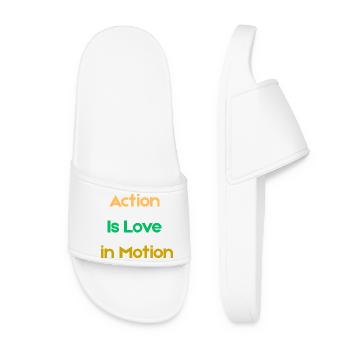 Action_Is_Love_in_Motion - Claquettes Femme - blanc - Devant