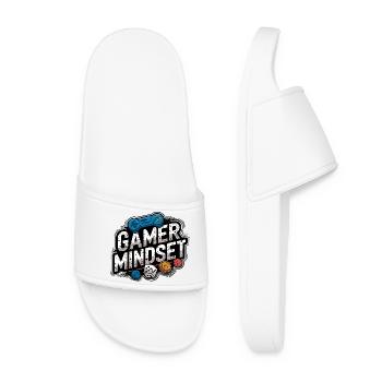 Gamer Mindset Retro Gaming Design - Frauen Badelatschen - Weiß - Vorne