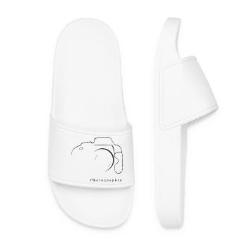 Photographer - Women’s Pool Sliders - white - Front