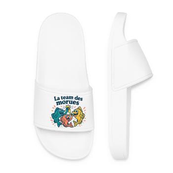 Coloured Cod Team - Women’s Pool Sliders - white - Front