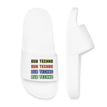 Dub Techno Kaleidoscope - Women’s Pool Sliders - white - Front