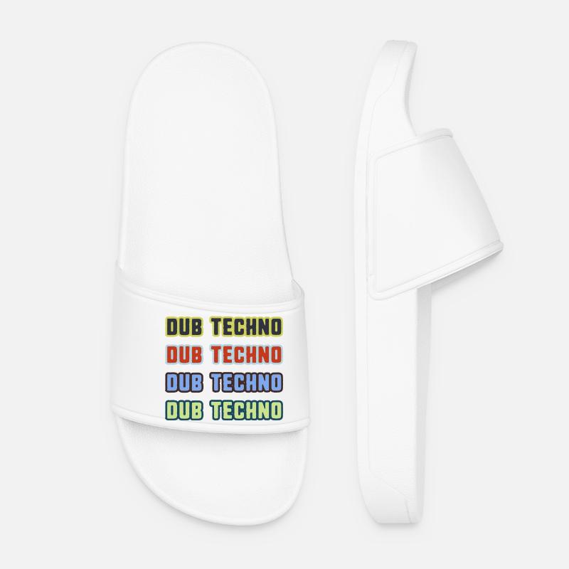 Dub Techno Kaleidoskop - Frauen Badelatschen - Weiß