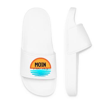 Moin Mer du Nord Sunrise Design - Claquettes Femme - blanc - Devant