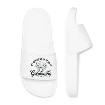Garden joy in retirement - Women’s Pool Sliders - white - Front
