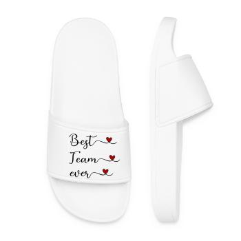 Team - Women’s Pool Sliders - white - Front