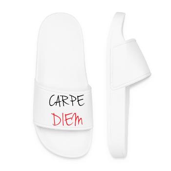 carpe_diem_nhy_5 - Frauen Badelatschen - Weiß - Vorne