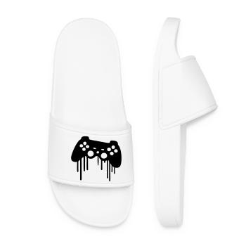Gaming Controller - Women’s Pool Sliders - white - Front