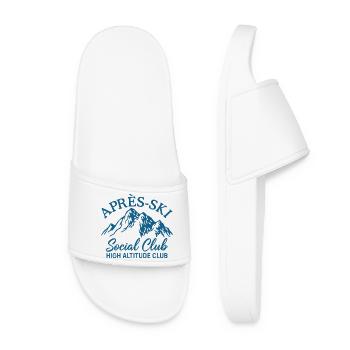 Après Ski Social Club Club d’Altitude Ski - Claquettes Femme - blanc - Devant