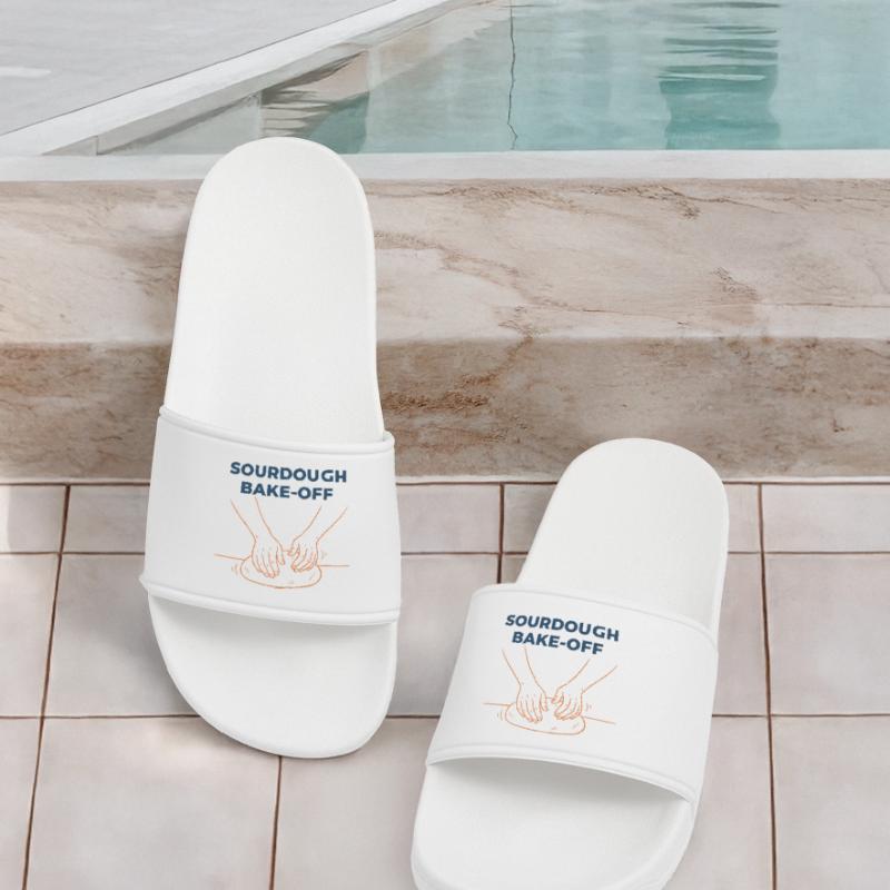 Sourdough Bake Off Bread Baking Baker Bread Making Women’s Pool Sliders