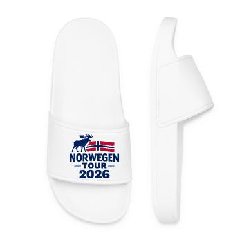 Aventure en Norvège Tour 2026 - Claquettes Femme - blanc - Devant