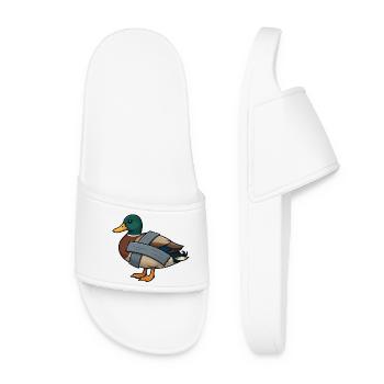 Duck Tape - Women’s Pool Sliders - white - Front