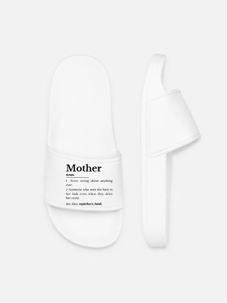 mother definition - Women’s Pool Sliders - white