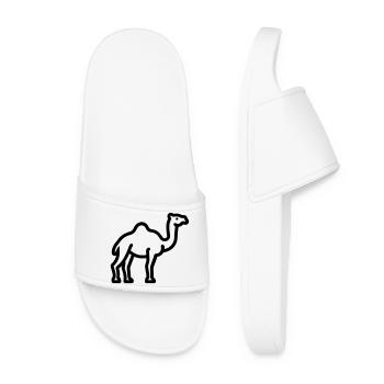 camel - Women’s Pool Sliders - white - Front