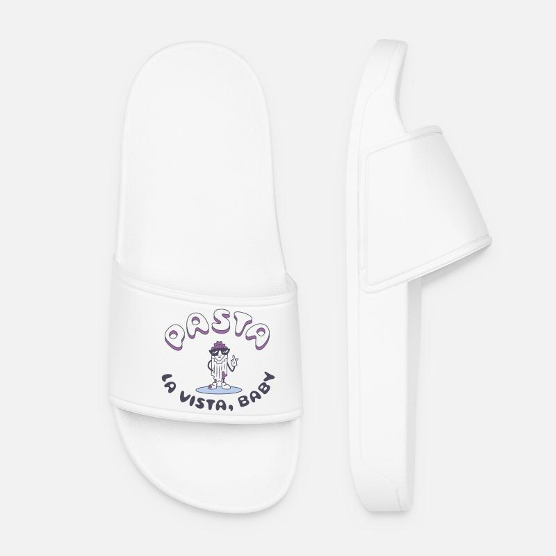 Graphique d’icônes Astra Peace - Claquettes Femme - blanc