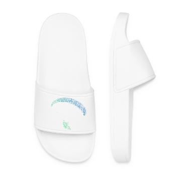 Idée de cadeau pour un parapente avec parapente - Claquettes Femme - blanc - Devant