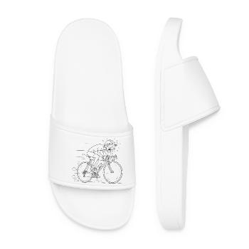 Sweaty bike sprint - Women’s Pool Sliders - white - Front