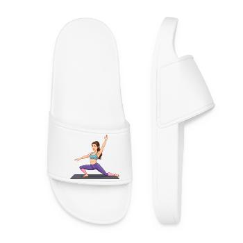 Dynamic Yoga Strength Balance - Women’s Pool Sliders - white - Front