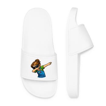 Enseignante de maternelle en dabing - Claquettes Femme - blanc - Devant