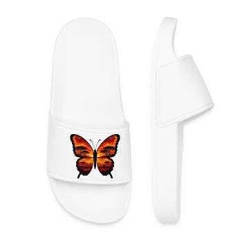 Sunset Butterfly Savannah - Women’s Pool Sliders - white - Front