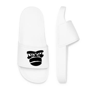 gorilla monkey affengesicht ape - Women’s Pool Sliders - white - Front
