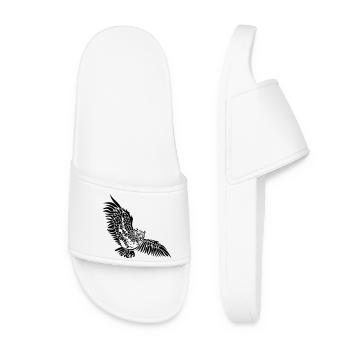 Owl wing owl owl night owl - Women’s Pool Sliders - white - Front