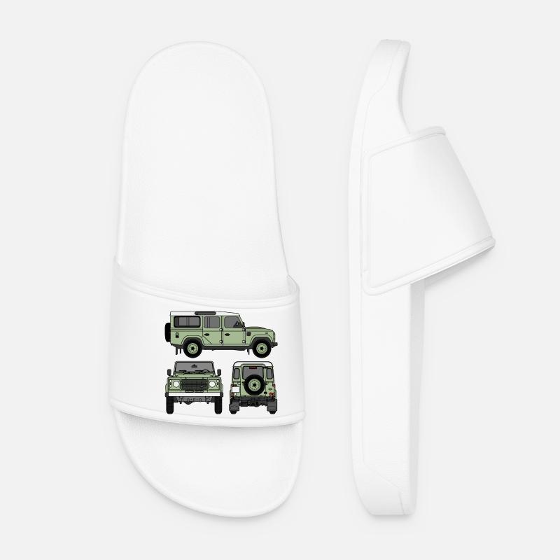 Defender 110 - Sides - Women’s Pool Sliders - white