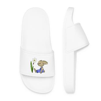 Rabbit and ladybug - Women’s Pool Sliders - white - Front