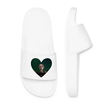 North Cape Heart - Women’s Pool Sliders - white - Front