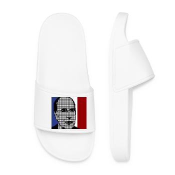 Mitterrand 1981 - Claquettes Femme - blanc - Devant