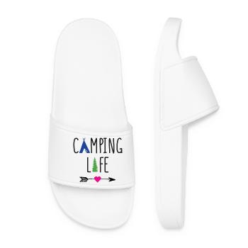 Vie de camping - Claquettes Femme - blanc - Devant