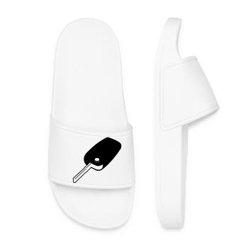 Instructeur de conduite de clé de voiture - Claquettes Femme - blanc - Devant