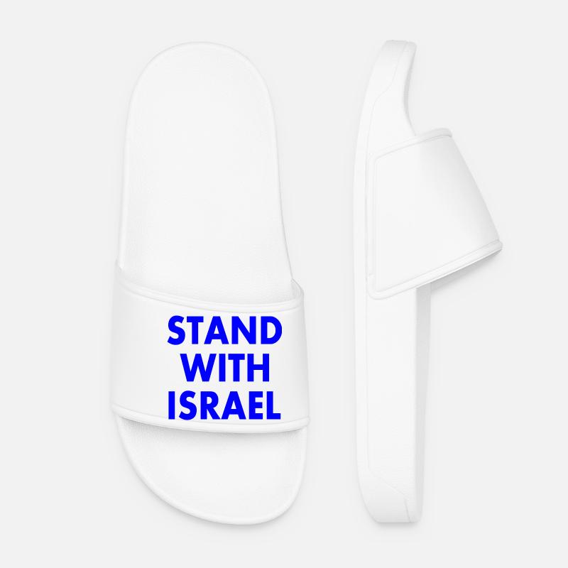 Stand with israel - Ciabatte per il mare da donna - bianco