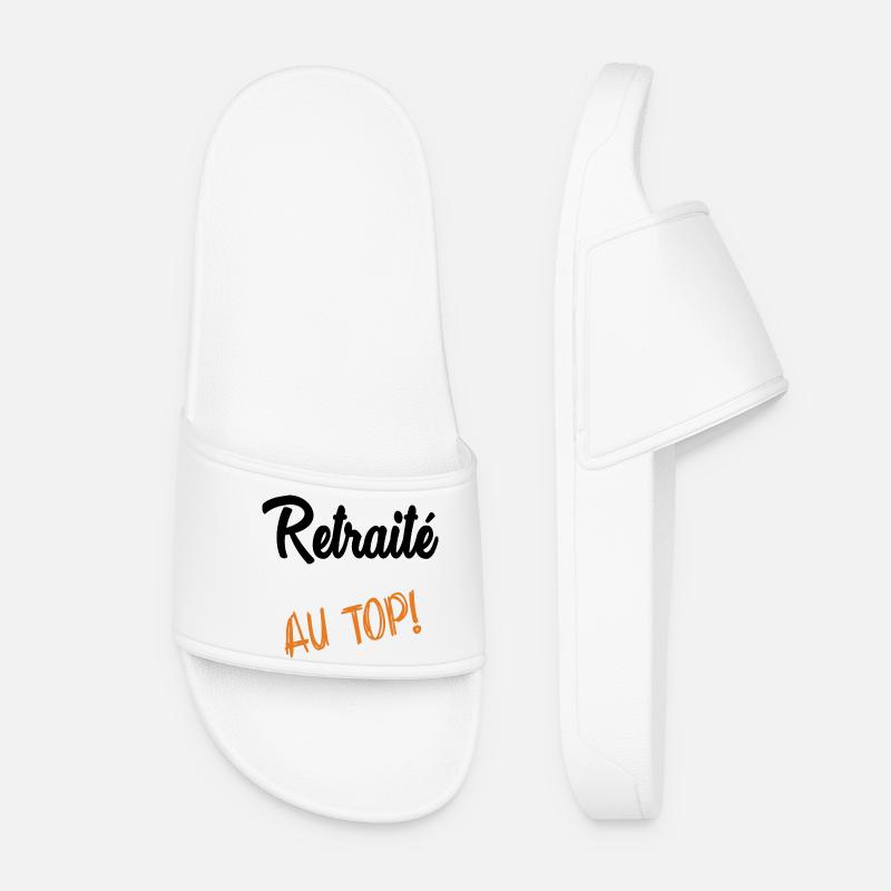 RETRAITE - Claquettes Femme - blanc