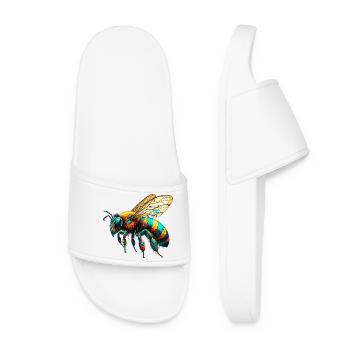 Bee - Women’s Pool Sliders - white - Front