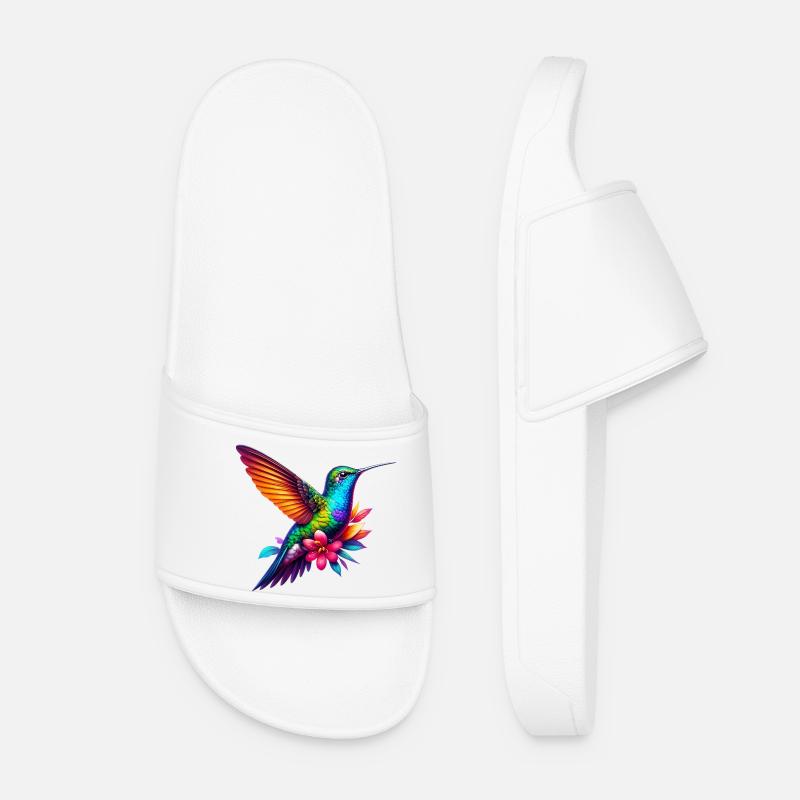 Kolibri - Frauen Badelatschen - Weiß