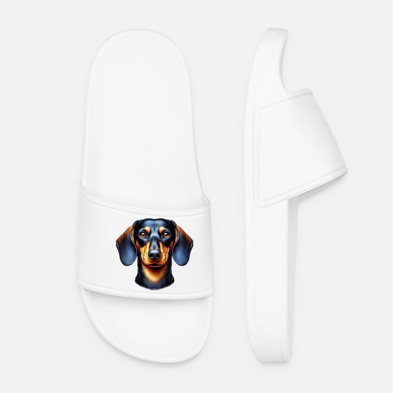 Dachshund - Frauen Badelatschen - Weiß
