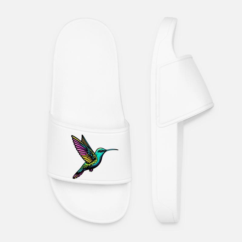 Kolibri - Frauen Badelatschen - Weiß