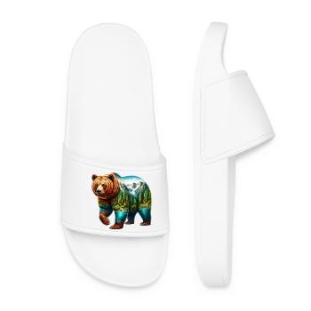 Bear - Women’s Pool Sliders - white - Front