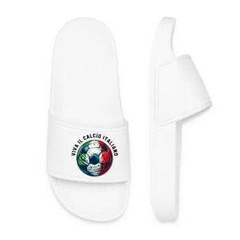 Italian football - Women’s Pool Sliders - white - Front