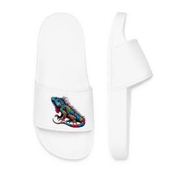 Iguana - Women’s Pool Sliders - white - Front