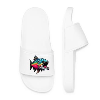 Piranha - Women’s Pool Sliders - white - Front