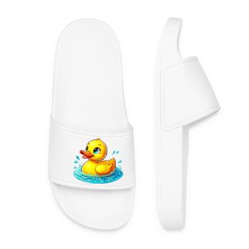 Caneton Canard Canard Canard - Claquettes Femme - blanc - Devant