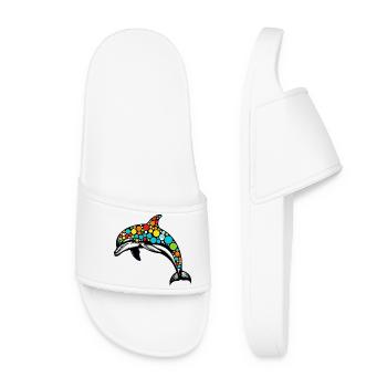 Dauphin - Claquettes Femme - blanc - Devant