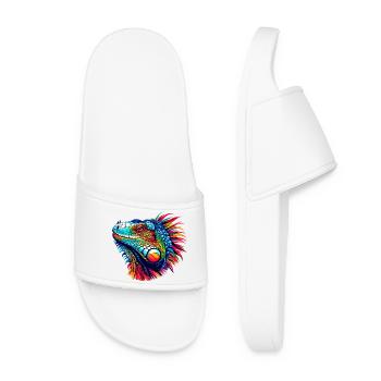 Iguana - Women’s Pool Sliders - white - Front