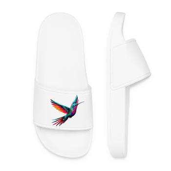 Kolibri - Frauen Badelatschen - Weiß - Vorne