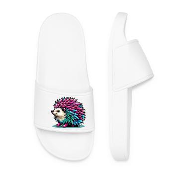 Hedgehog - Women’s Pool Sliders - white - Front