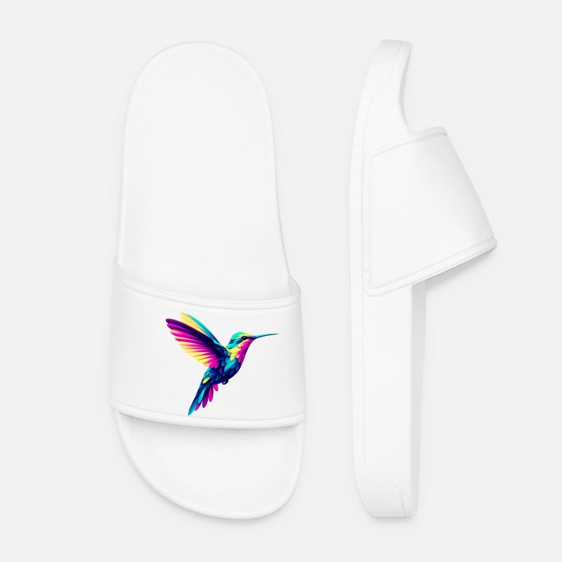 Kolibri - Frauen Badelatschen - Weiß