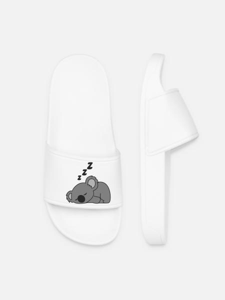 sleepy koala - Women’s Pool Sliders - white
